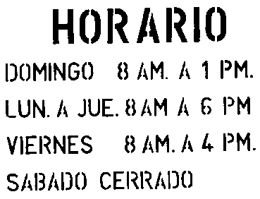 horario