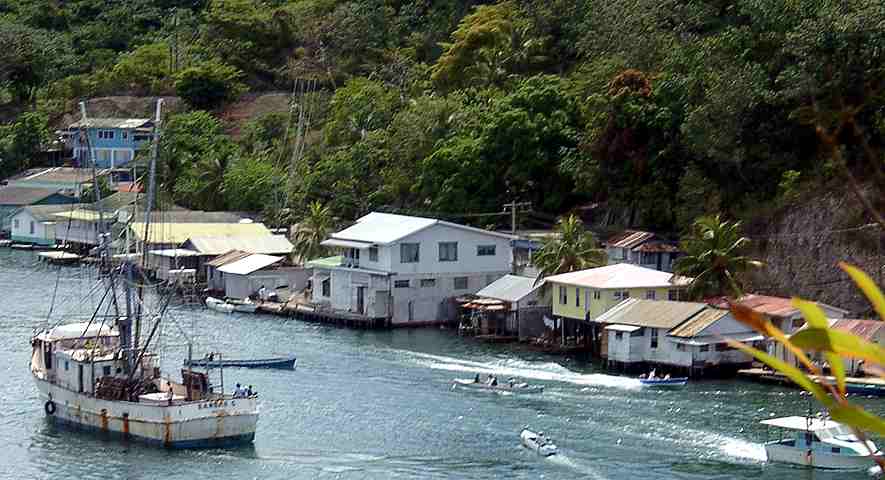 Boats in bay